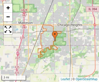 Area schools map